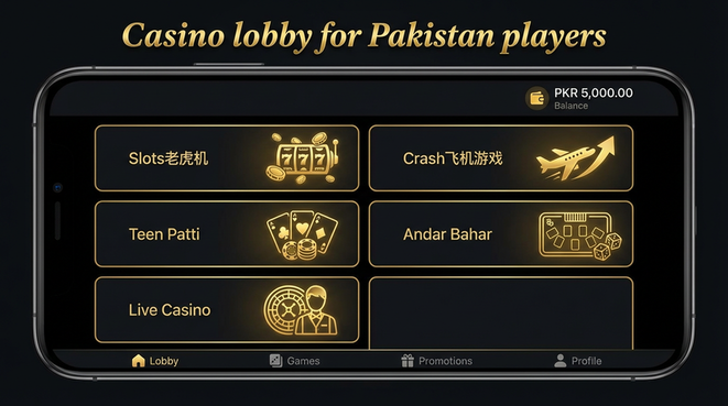Lobby view of PKZ777 for Pakistan users - 4